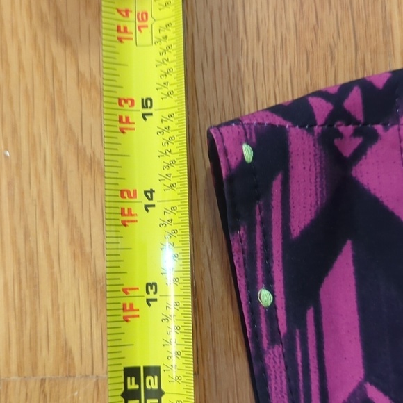 Ocean Current Board Shorts Size 28 Blue Purple Black - Picture 6 of 11